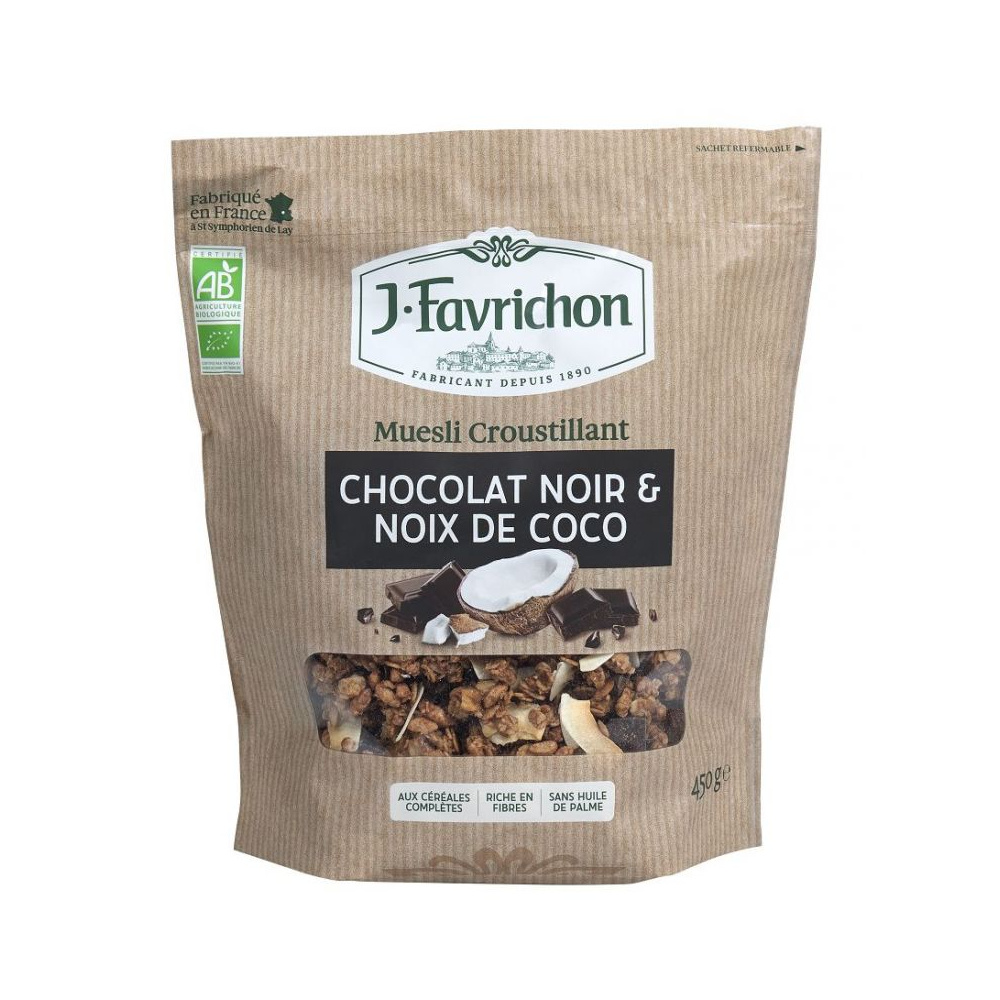 Favrichon Crunchy Muesli Chocolate Y Coco