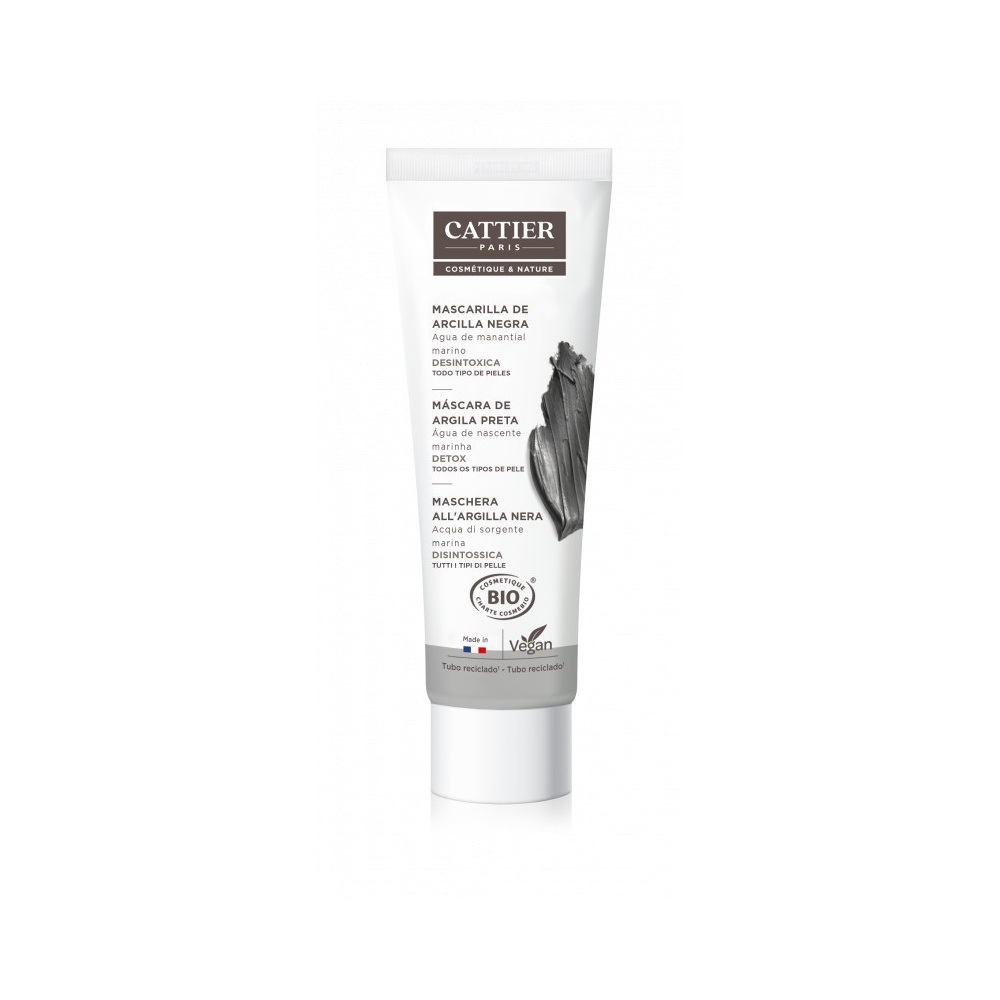 Cattier Mascarilla Arcilla Negra 100 Ml.