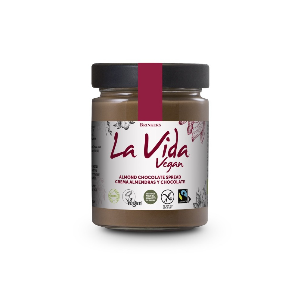 La Vida Vegan Crema Almendras Choco 270 Gr.
