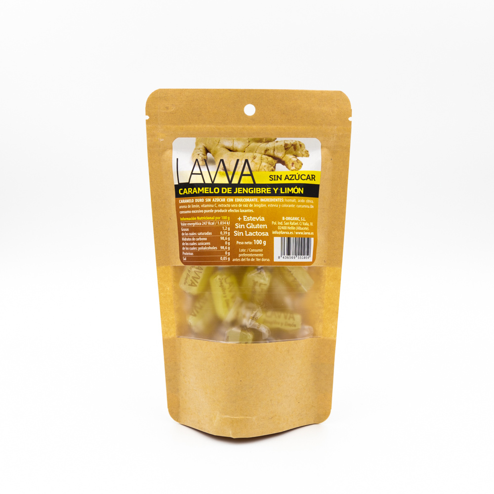 Lavva Caramelo Jengibre Limon Sin Azucar
