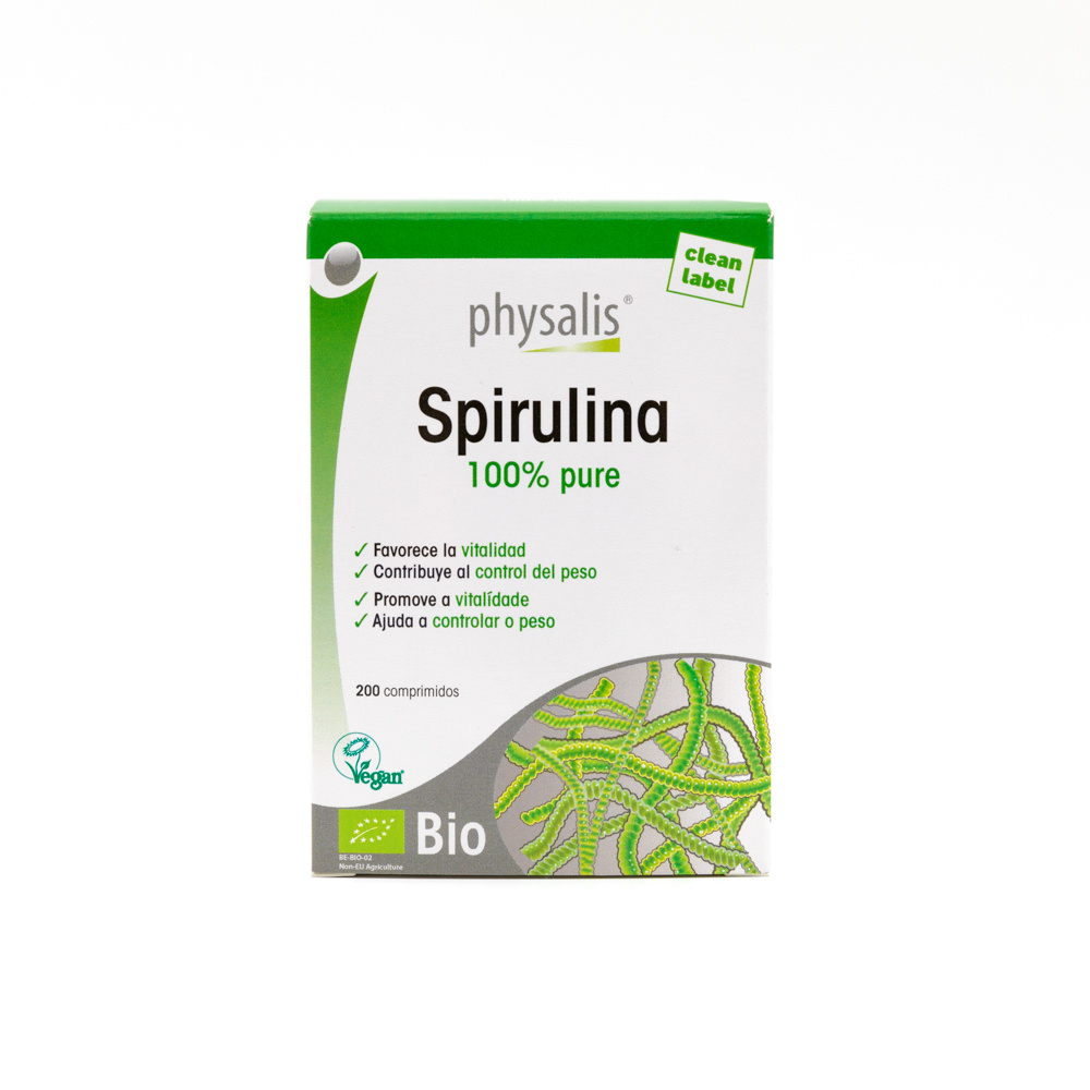 Physalis Spirulina Bio 200 Tabletas