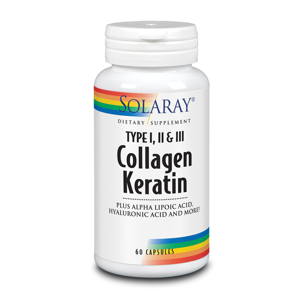 Solaray Collagen Keratin 60 Cap.