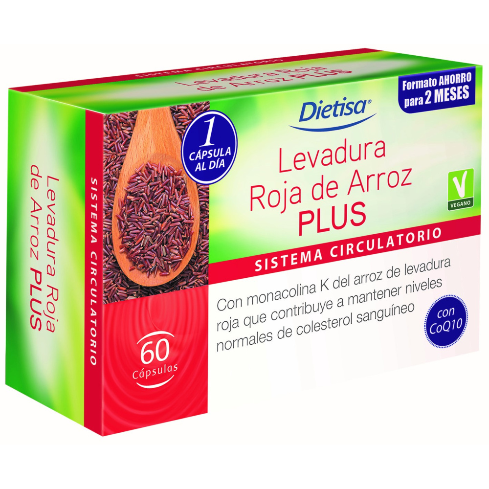 Dietisa Levadura Arroz Rojo 60 Caps.