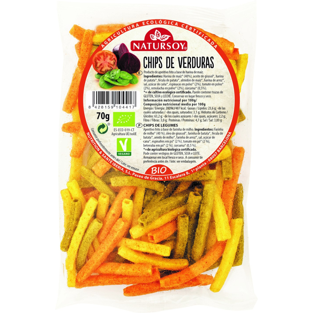 Natursoy Chips Verduras