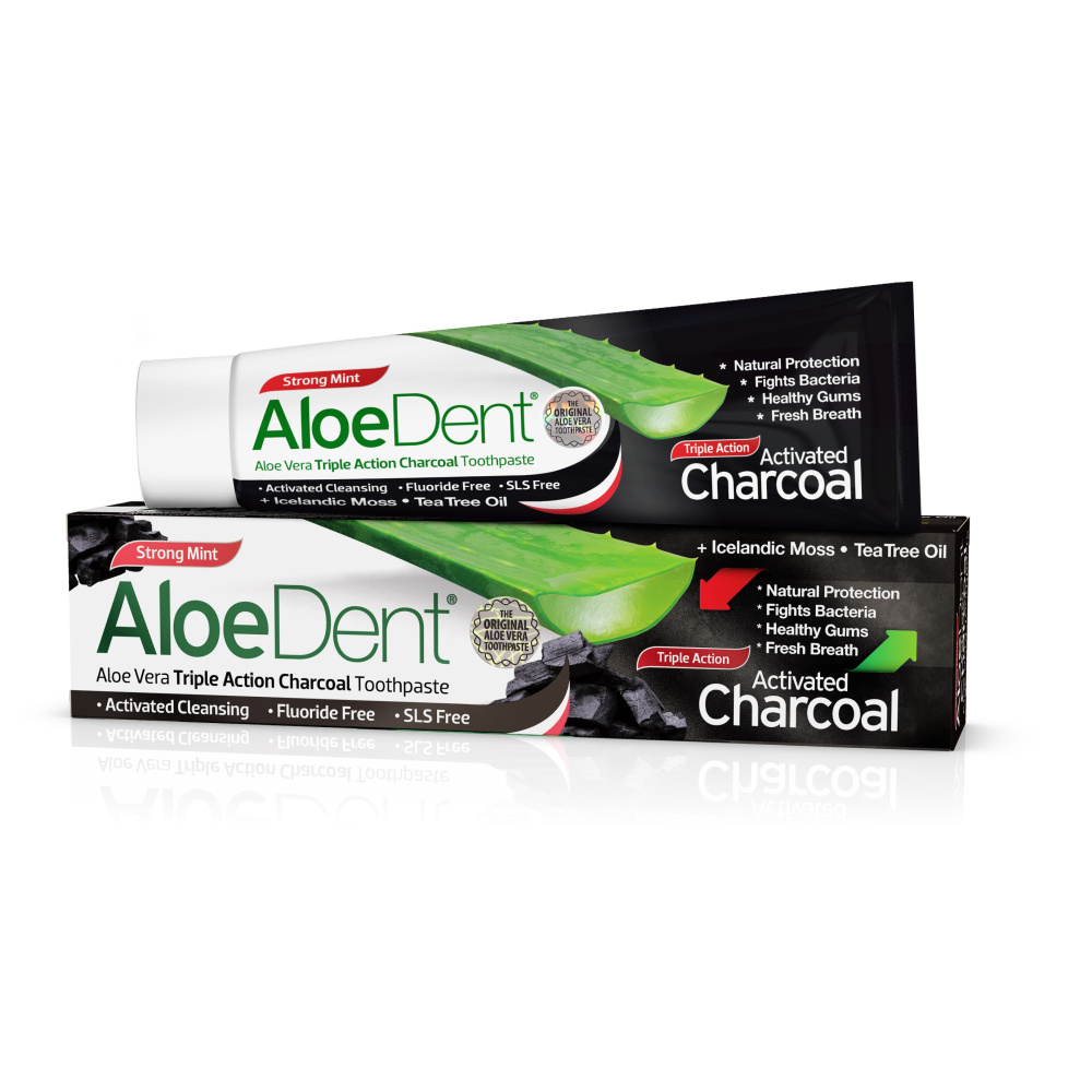 Optima Dentifrico Aloe Con Carbon