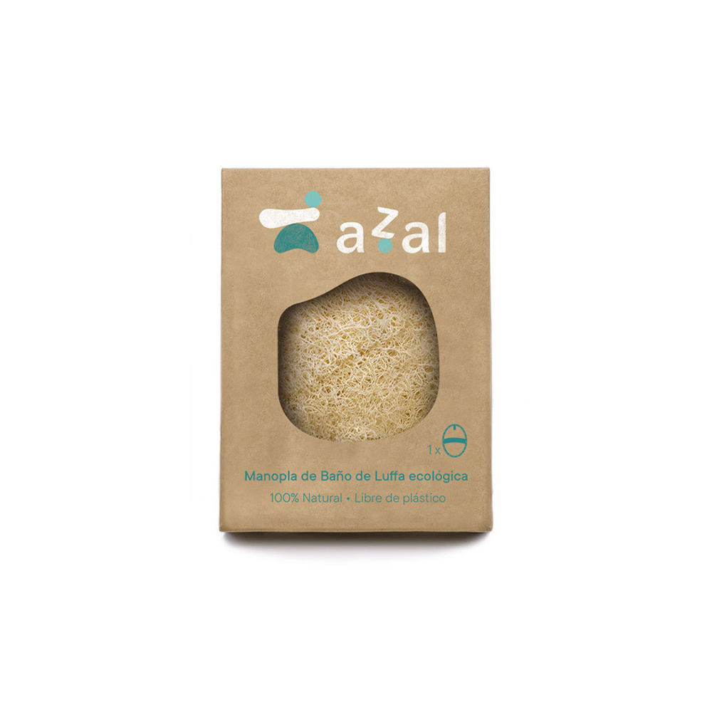 Azal Manopla De Baño Lufa Ovalada