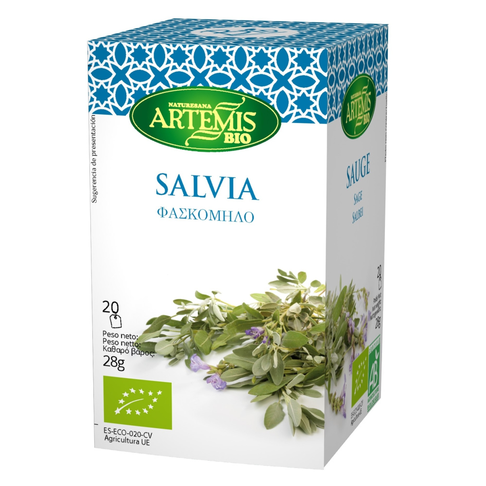 Artemis Infusión Salvia Bio 20 Bolsas