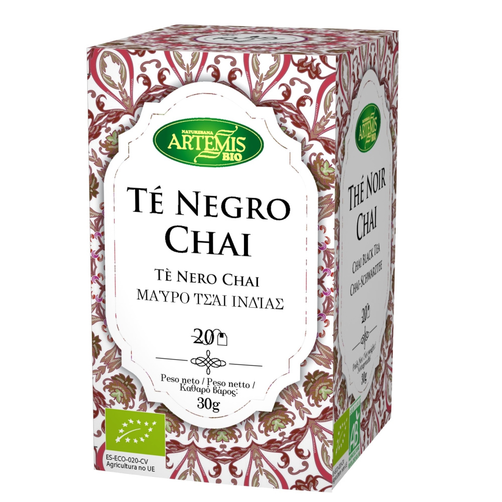 Artemis Te Negro Chai India Piramide