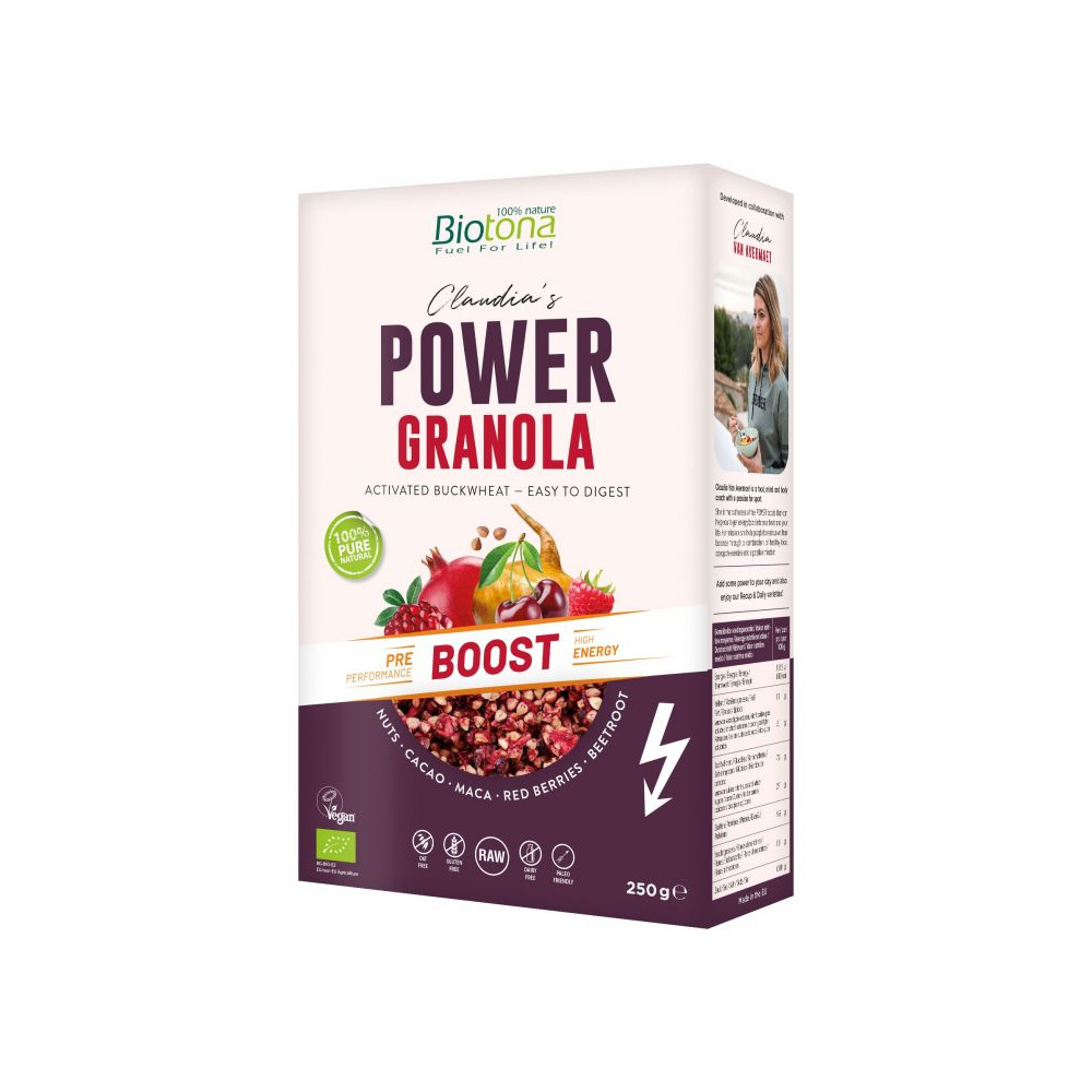 Biotona Power Granola Boost 250gr Sin Gluten