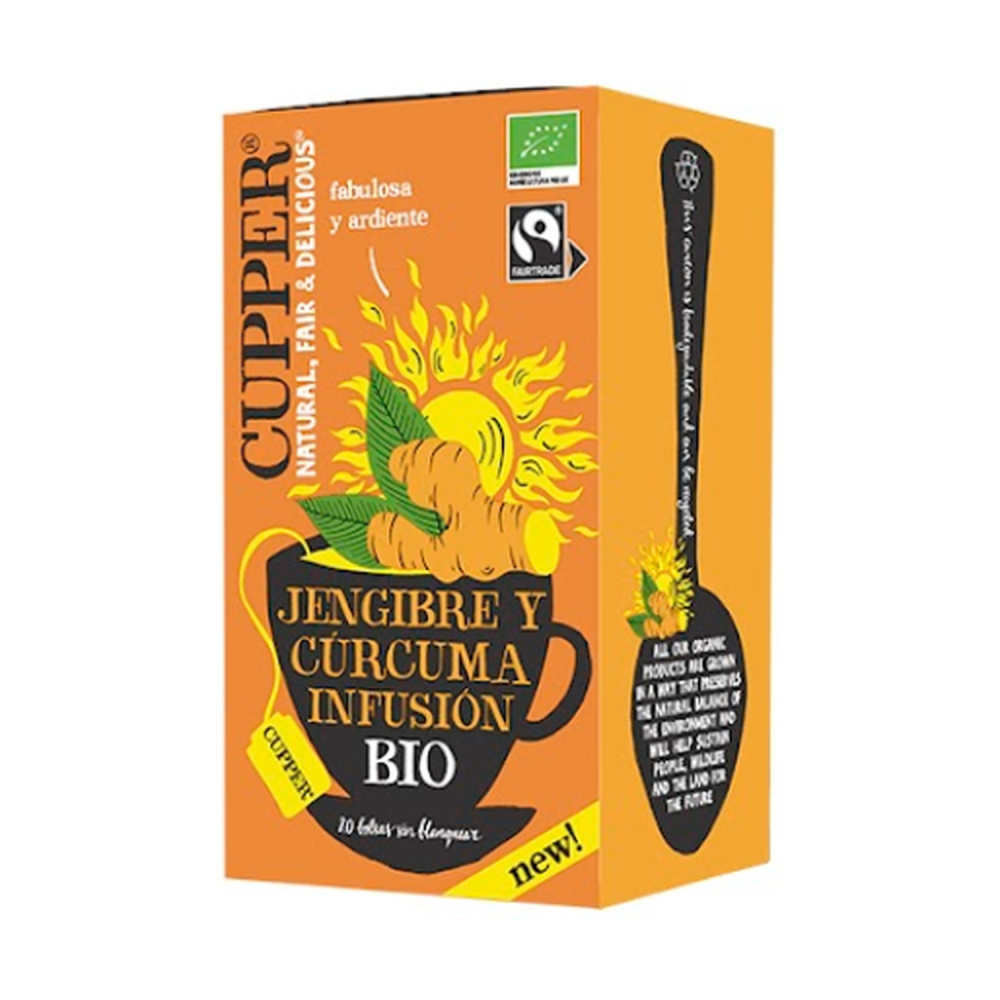 Cupper Infusion Jengibre Y Curcuma Bio