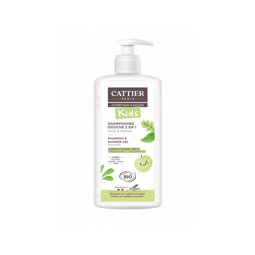 Cattier Champu/gel Manzana Kids 500 Ml