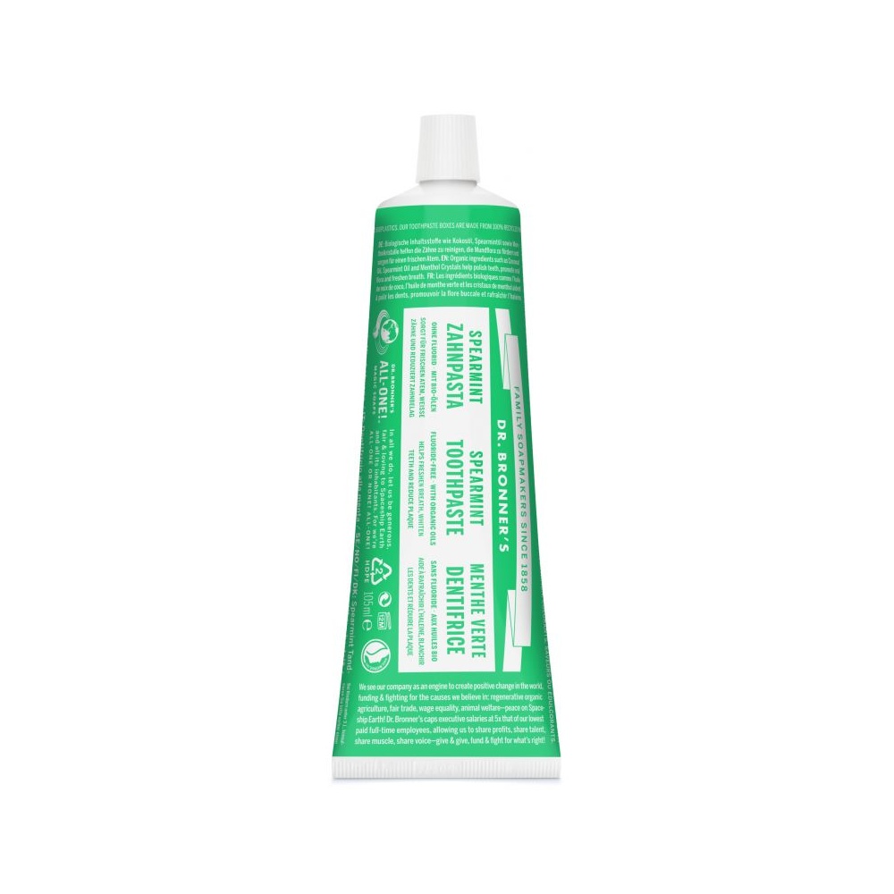Dr. Bronner´s Dentifrico Hierbabuena 140 Gr.