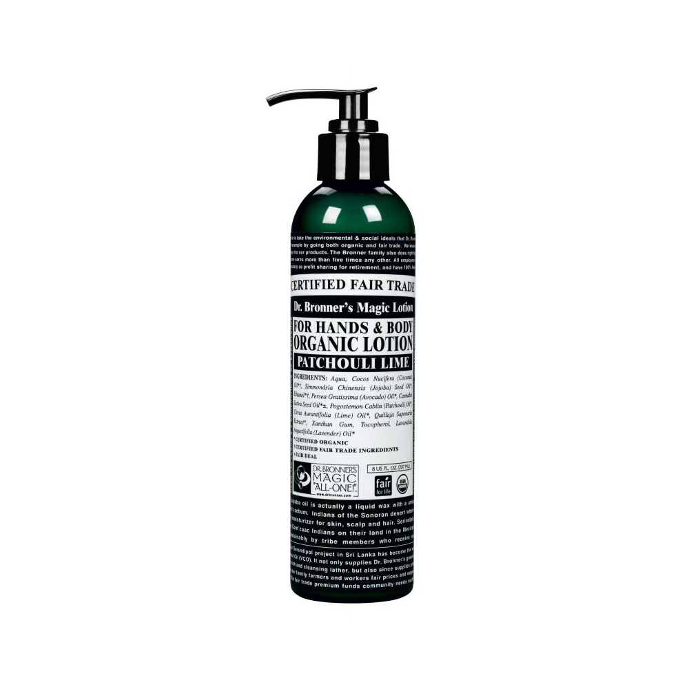 Dr. Bronner´s Locion Corporal Pachuli Y Lima 237 Ml