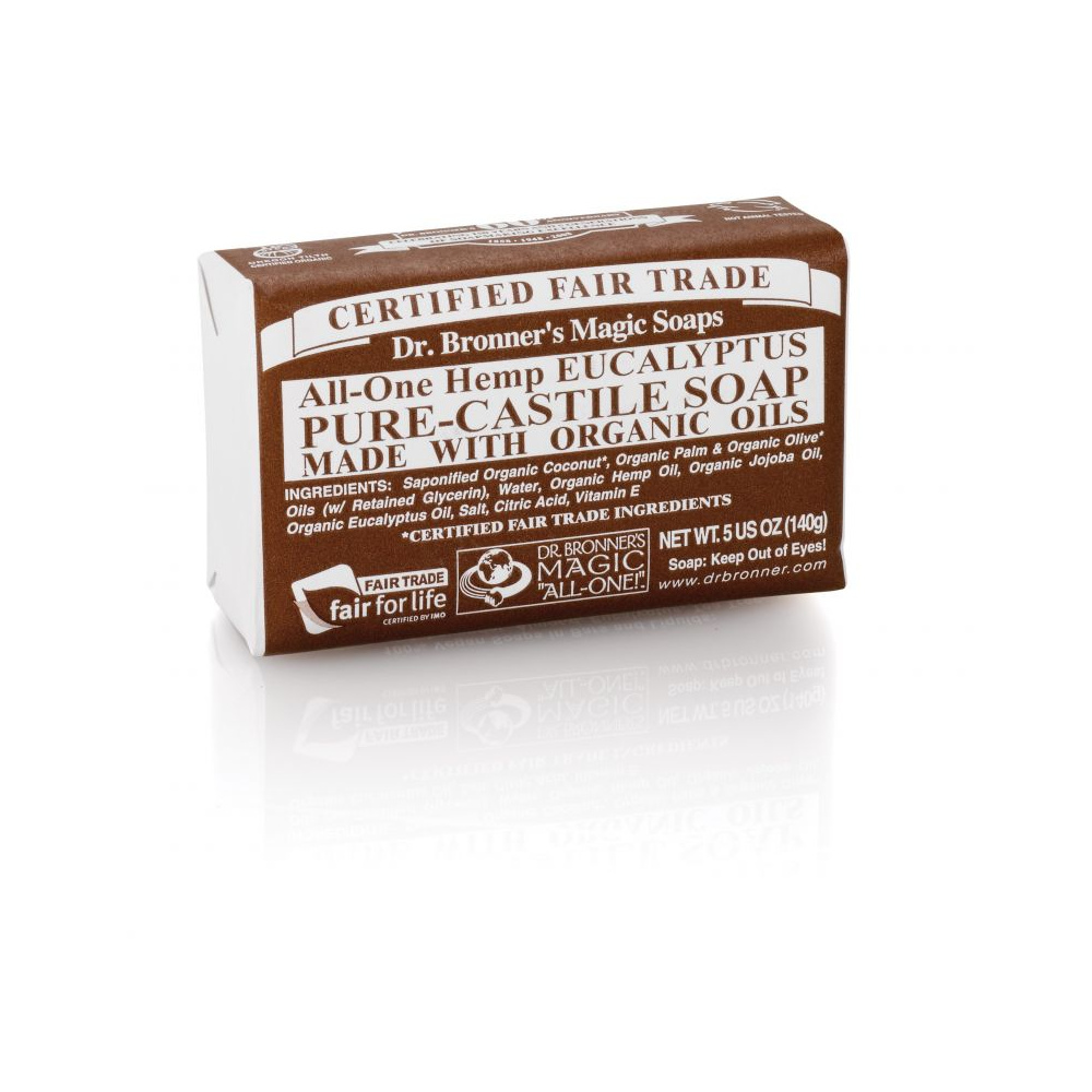 Dr. Bronner´s Pastilla Jabon Eucalipto 140 Gr