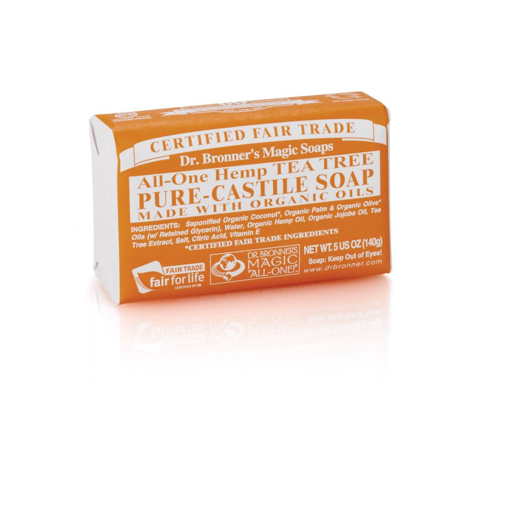 Dr. Bronner´s Pastilla Jabon Teatree 140 Gr