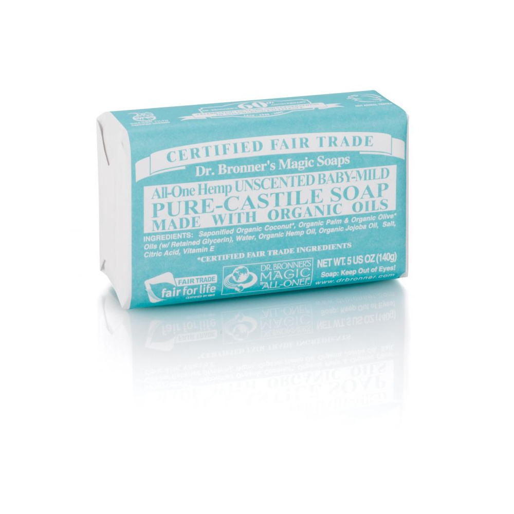 Dr. Bronner´s Pastilla Jabon Neutro 140 Gr