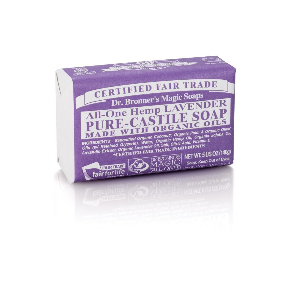 Dr. Bronner´s Pastilla Jabon Lavanda 140 Gr