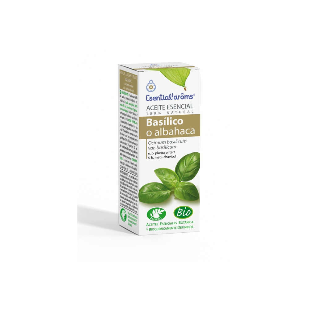 Esential Aroms Aceite Esencial Basilico (albahaca) Bio 10 Ml.