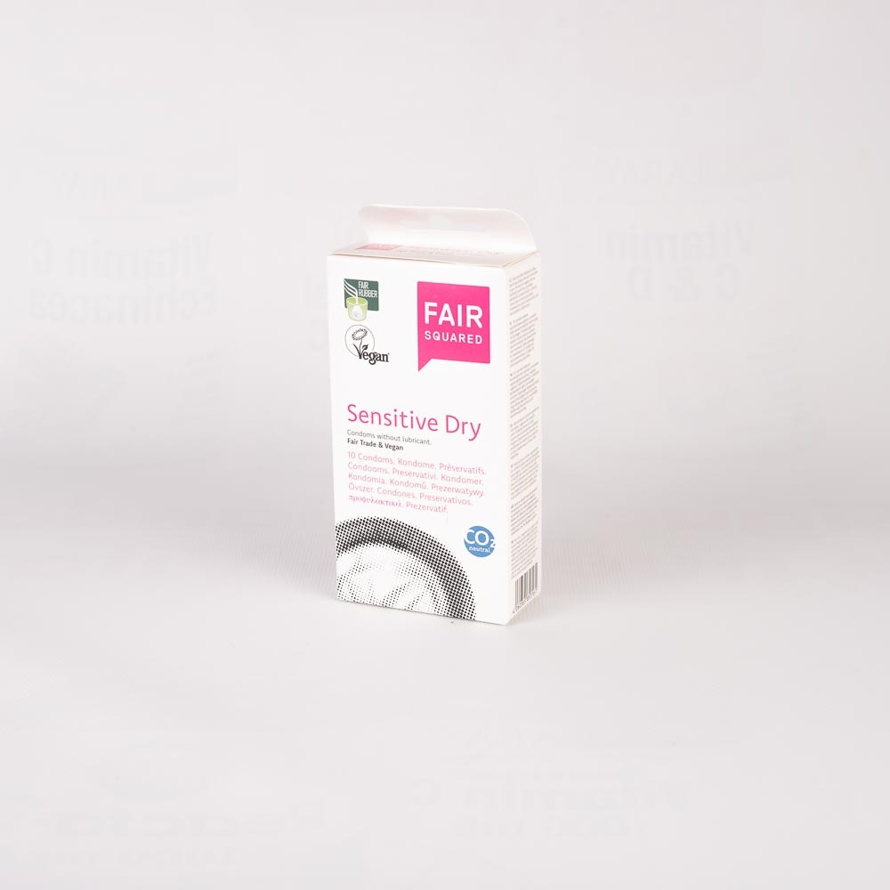 Fair Squared Preservativos Sensitive Dry 10 Unidades