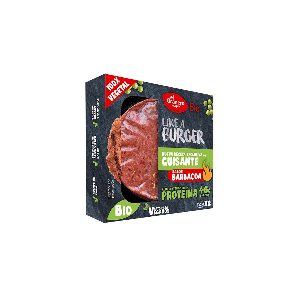 Granero Frio Like A Burger Sabor Barbacoa 2 Unidades Bio