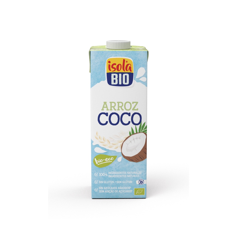 Isola Bio Bebida Arroz Coco 1 Litro