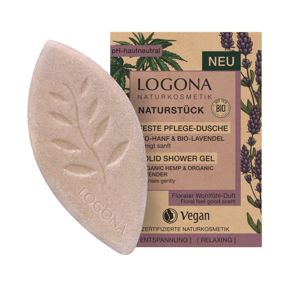 Logona Gel Ducha Solido Cañamo Lavanda