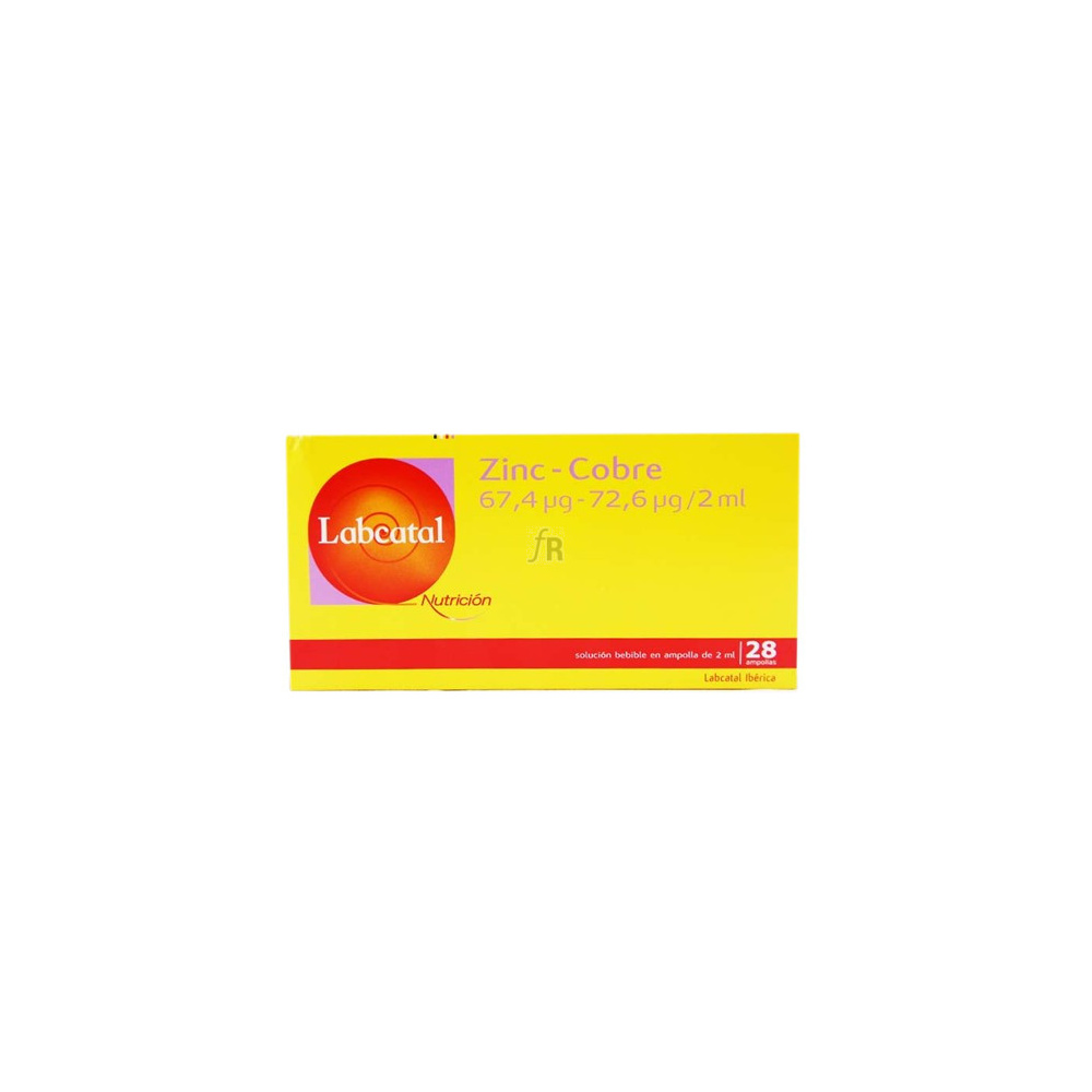 Labcatal 19 Zinc Cobre 28 Viales