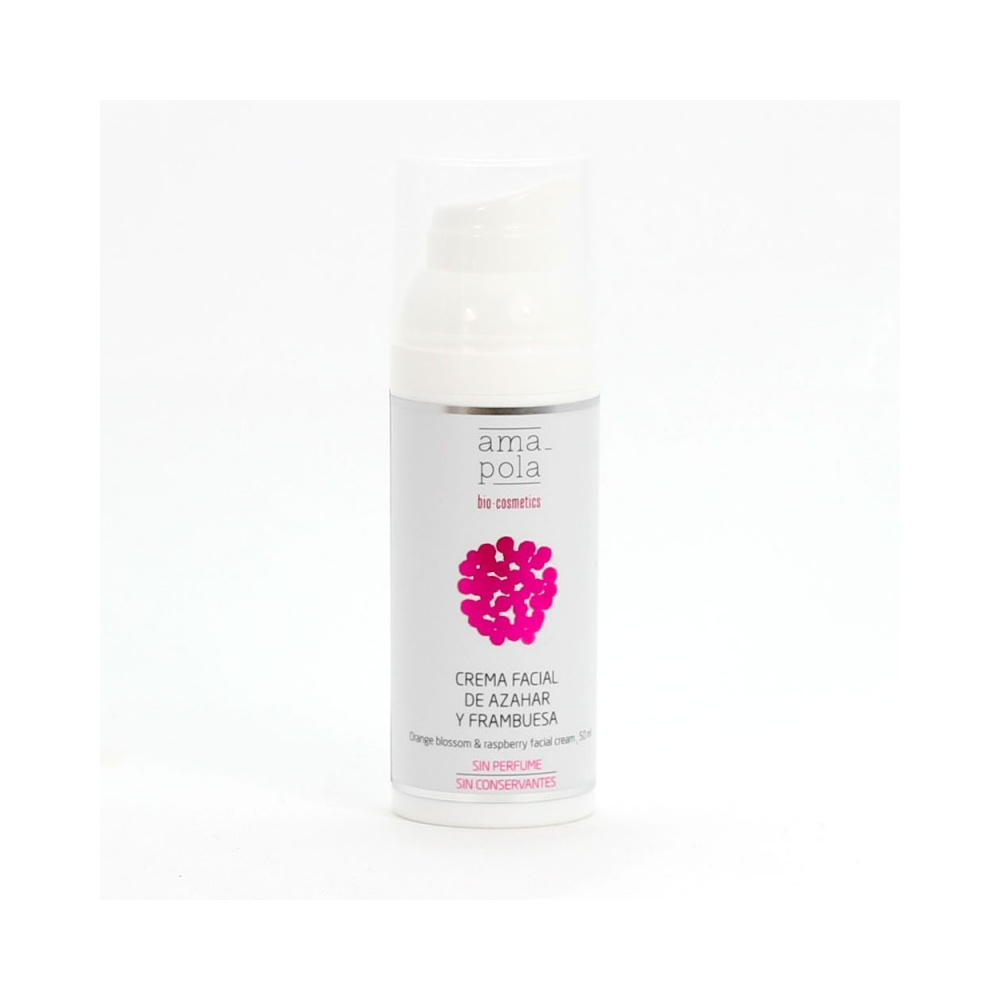 Amapola Crema Facial Azahar Y Frambuesa