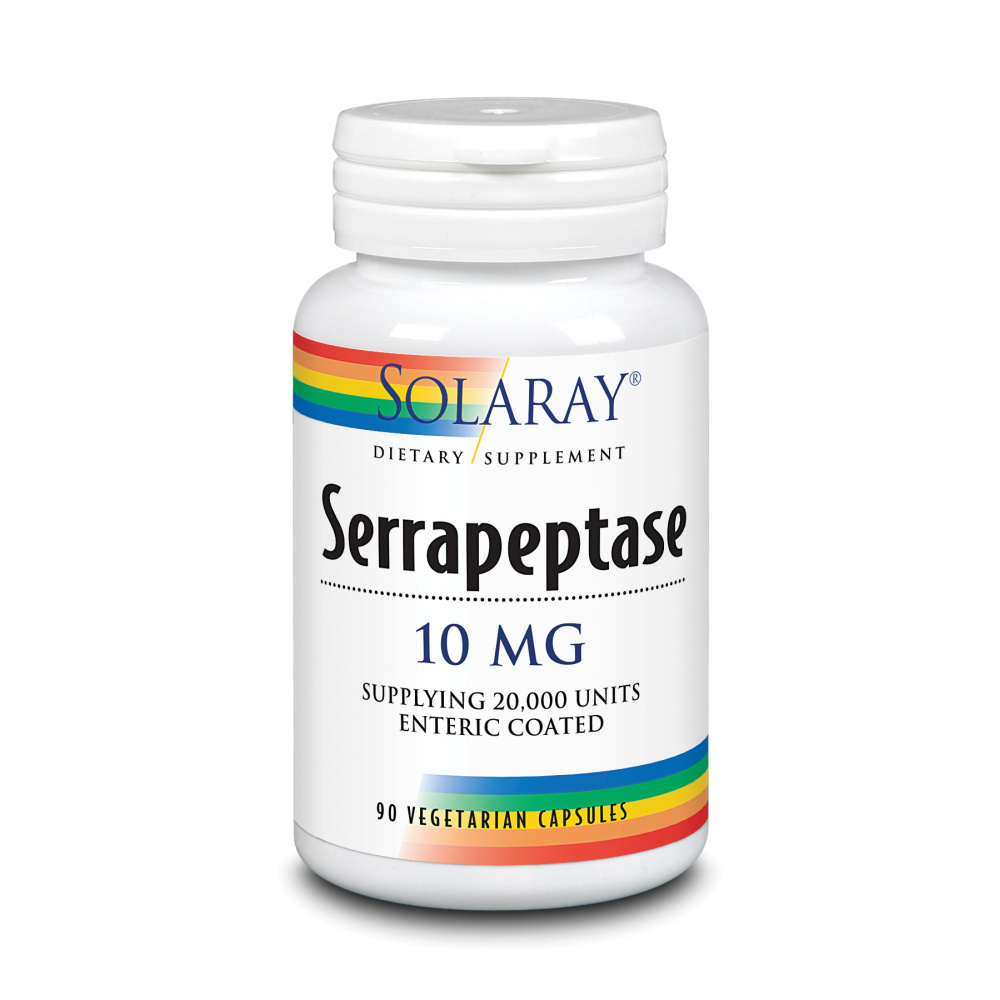 Solaray Serrapeptase 90 Cap