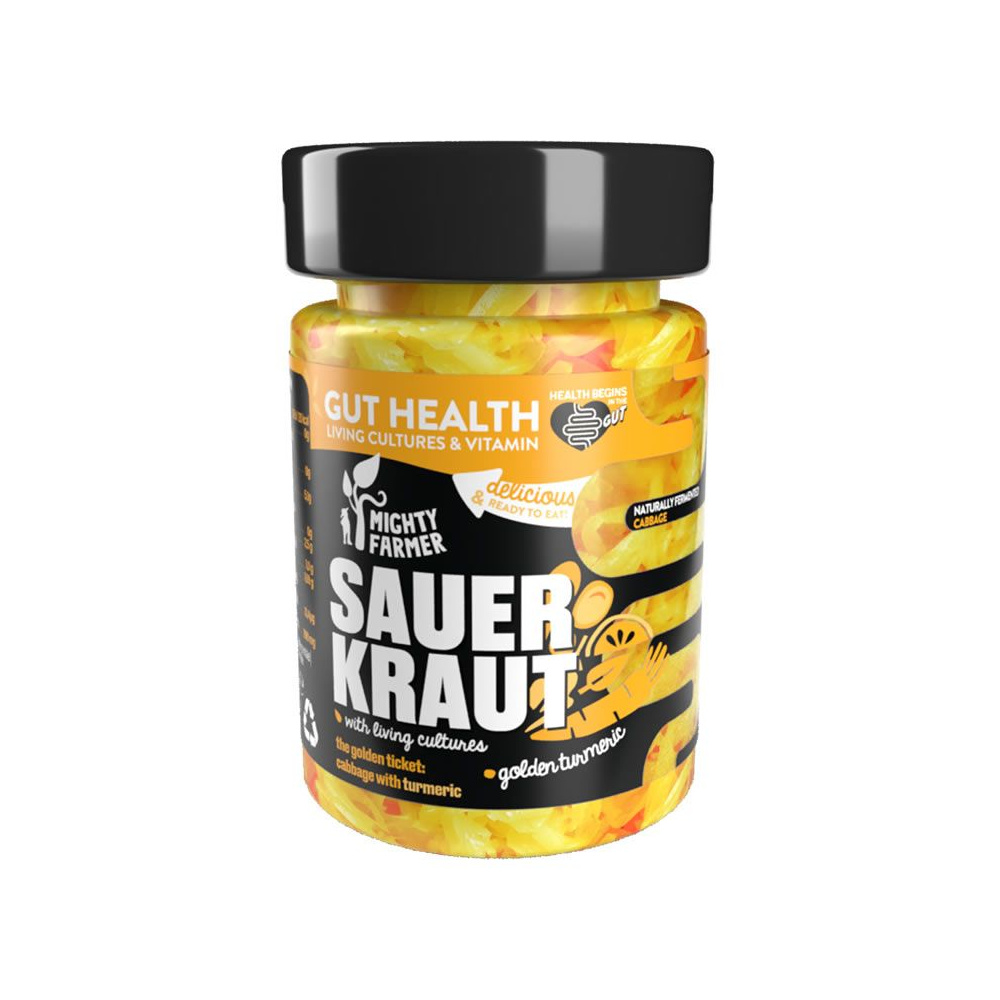 Mighty Farmer Chucrut Con Curcuma 300 G*