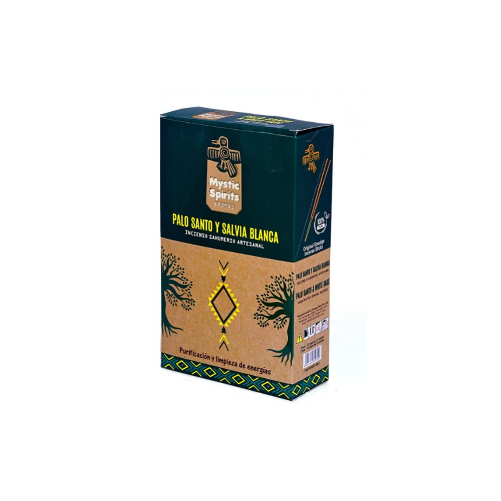 Mystic Spirit Tribal Incienso Palo Santo Y Salvia Blanca