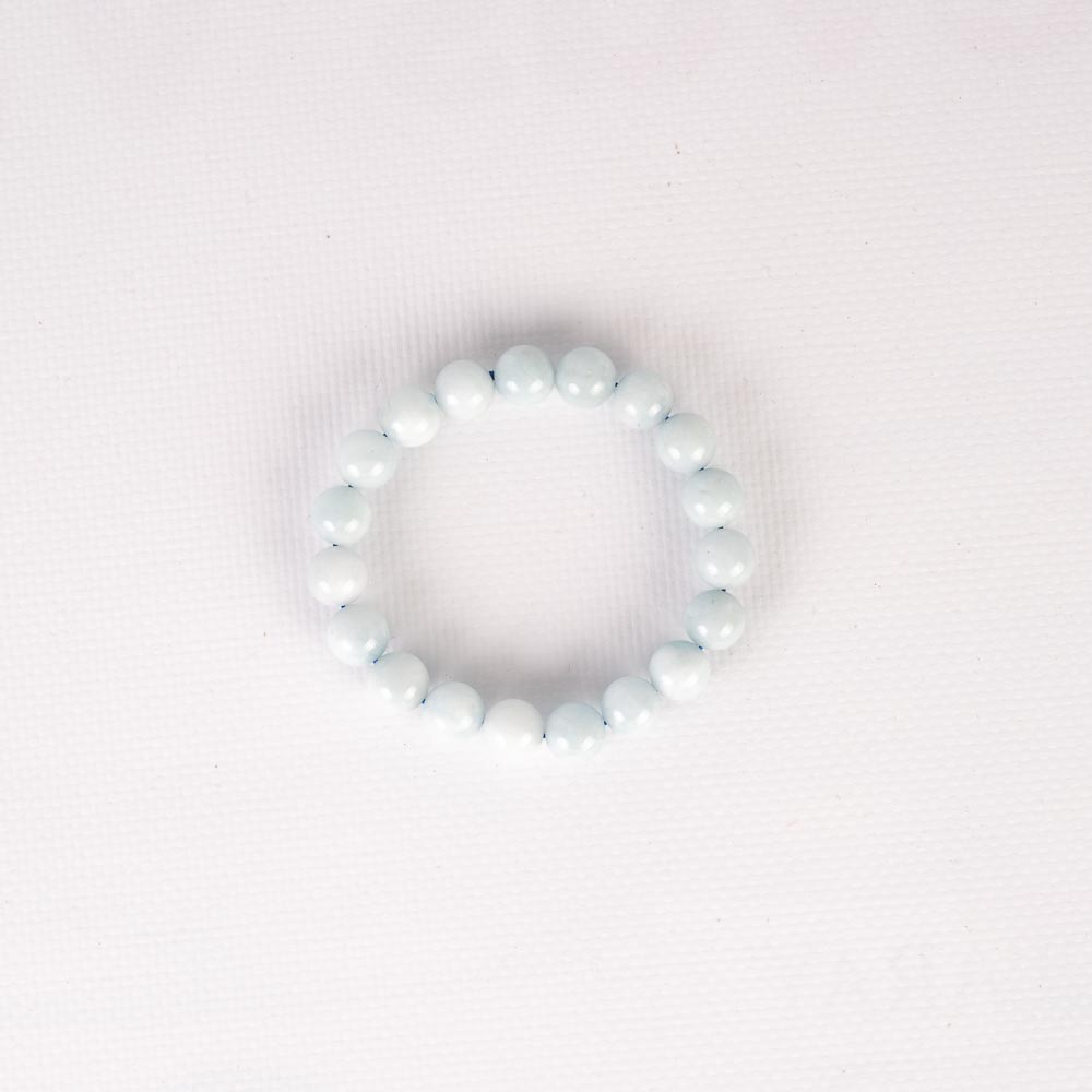 Mineral Pulsera Aguamarina 10 Mm