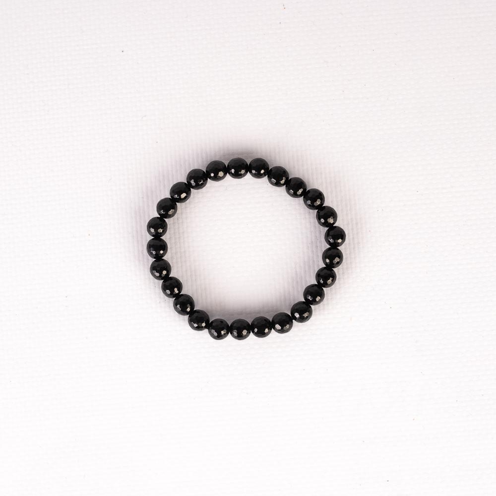 Mineral Pulsera Turmalina Negra 8 Mm