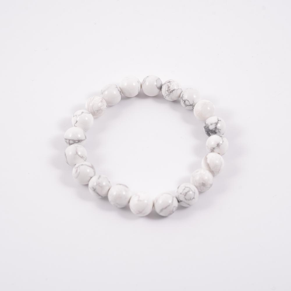 Mineral Pulsera Howlita 10 Mm(blanca)