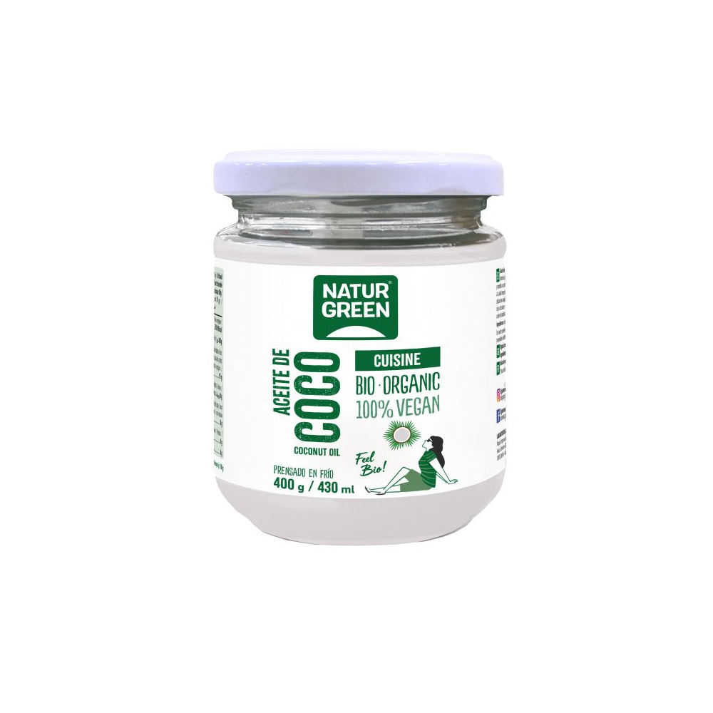 Naturgreen Aceite Coco Desodorizado 400 Gr.*