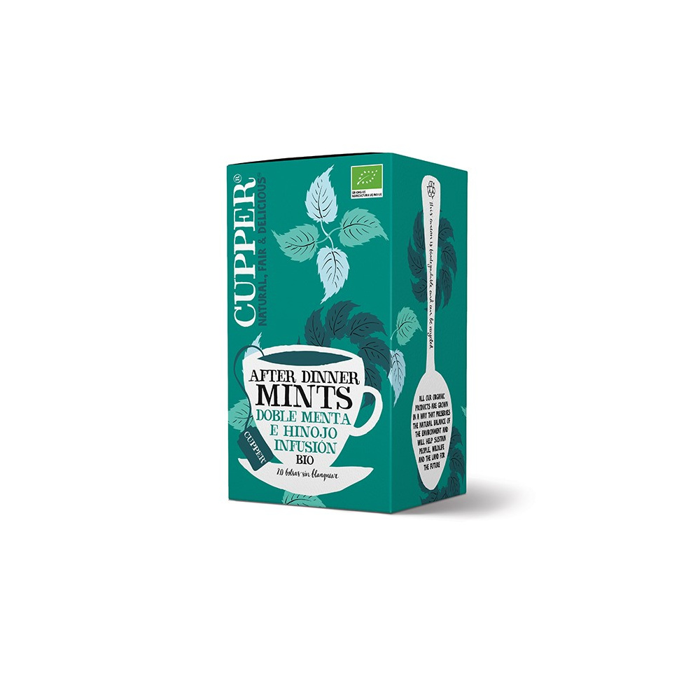 Cupper Infusion After Dinner Mint Bio 20 Bolsas