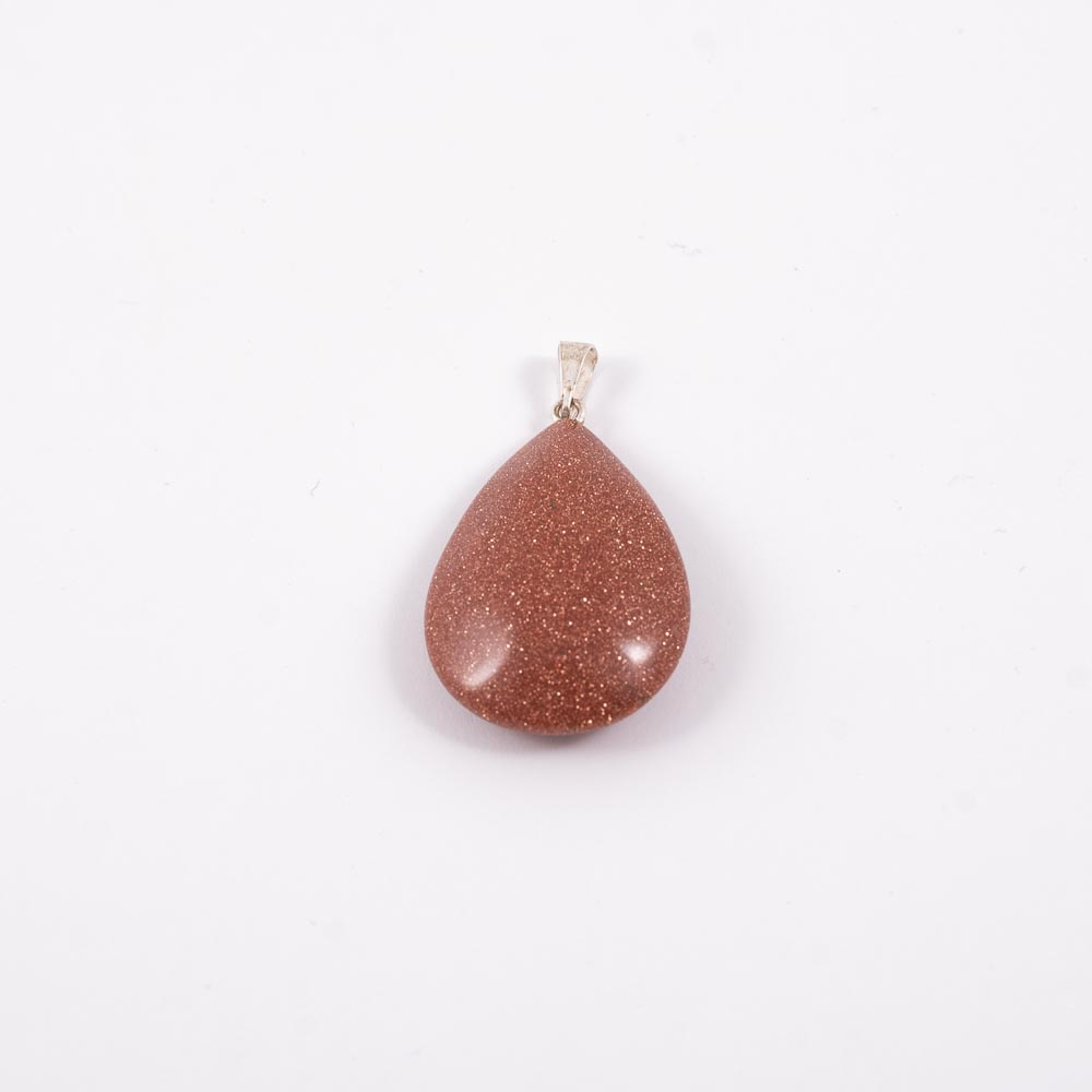 Mineral Colgante Goldstone Marron