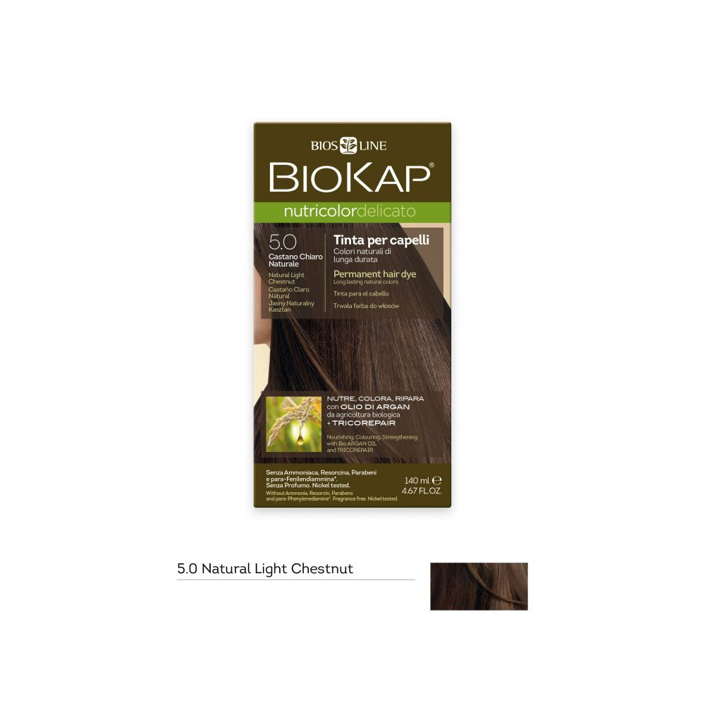 Biokap Delicato 5.00 Castaño Claro Natural 140ml