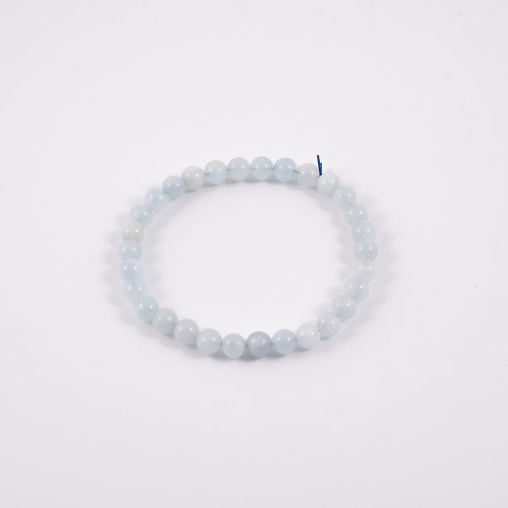 Mineral Pulsera Aguamarina 6 Mm