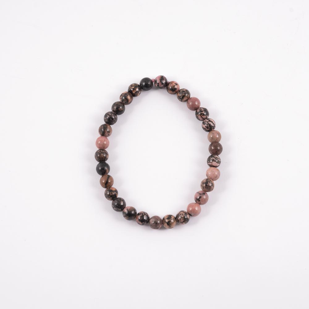 Mineral Pulsera Rodonita 6mm