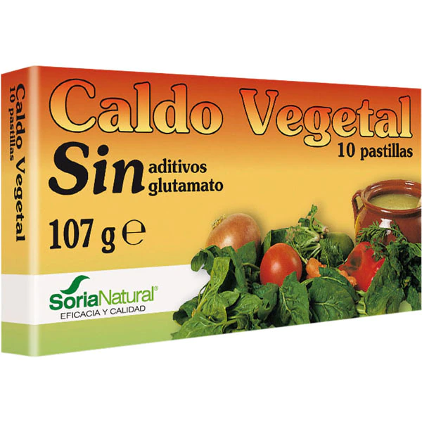 Soria Natural Caldo Vegetal 10 Pastillas