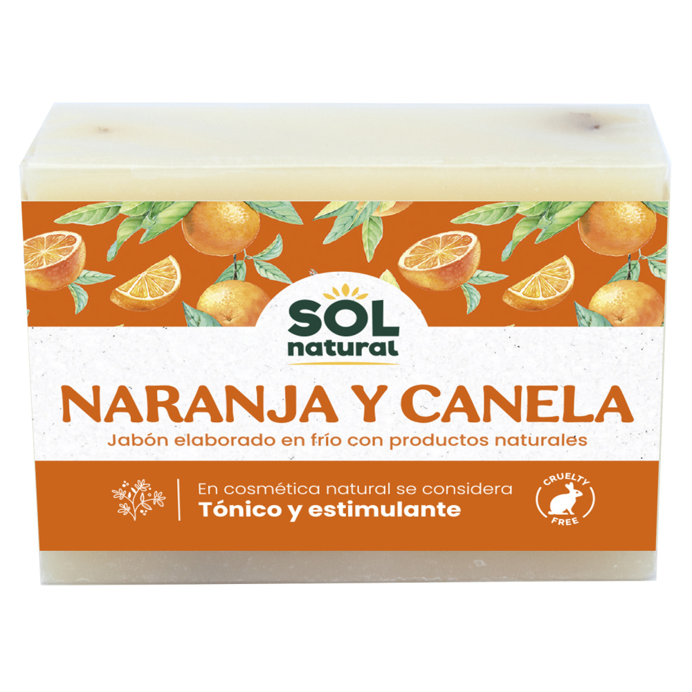 Solnatural Jabon Naranja Y Canela
