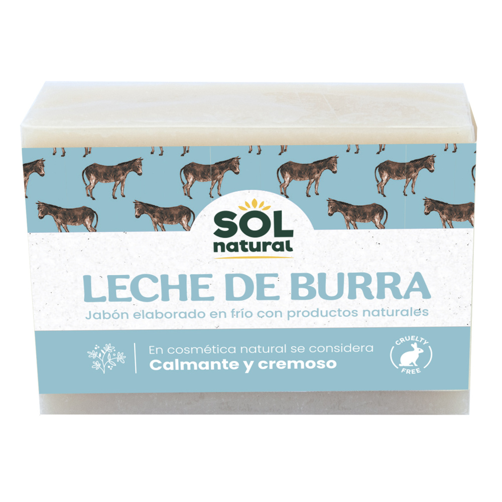 Solnatural Jabon Leche De Burra