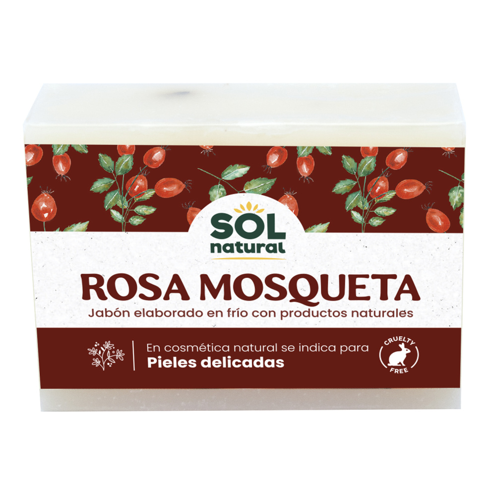 Solnatural Jabon Rosa Mosqueta