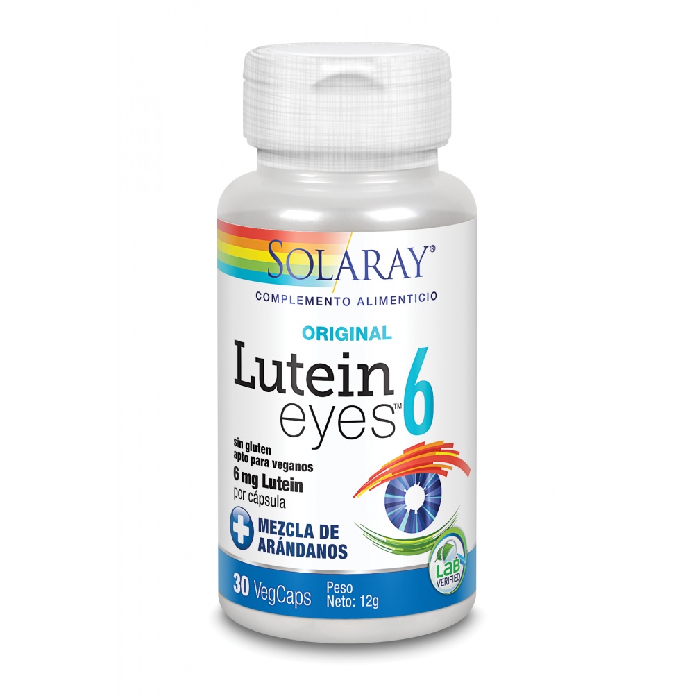 Solaray Lutein Eyes 6 30 Cap.