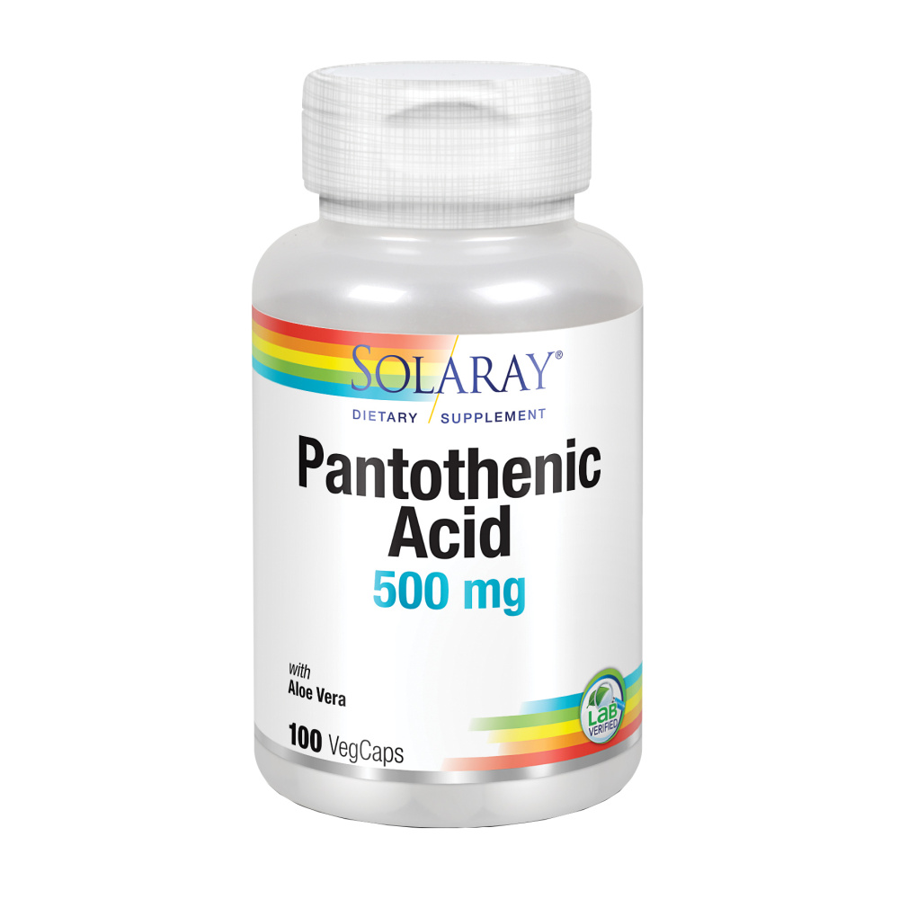 Solaray Acido Pantotenico 500 Mg Vitamina B5