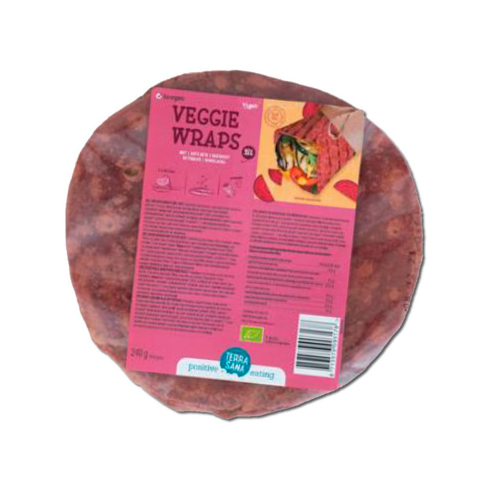 Terrasana Wrap De Verduras Con Remolacha 240 Gr.