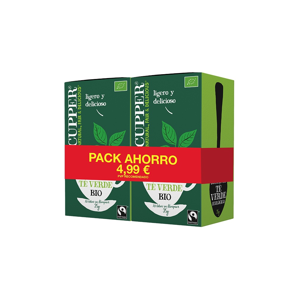 Cupper Pack Te Verde Bio