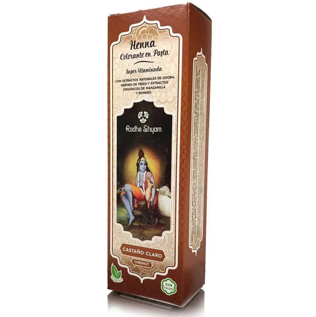 Radhe Shyam Henna Pasta Castaño Claro