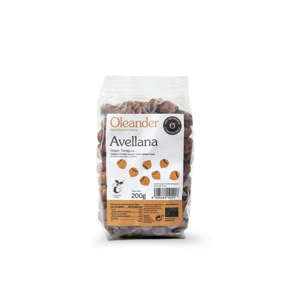 Oleander Avellana Con Piel 200 Gr.